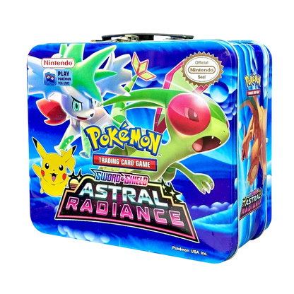 Pokemon Playing Cards Sword & Shield Crown Zenith Tin Box With Cards (Blue) - Jaiman Toys