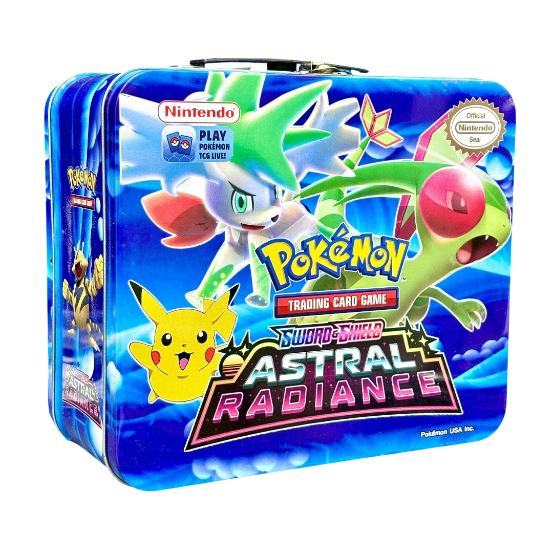 Pokemon Playing Cards Sword & Shield Crown Zenith Tin Box With Cards (Blue) - Jaiman Toys