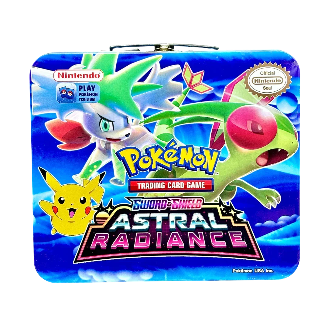 Pokemon Playing Cards Sword & Shield Crown Zenith Tin Box With Cards (Blue) - Jaiman Toys