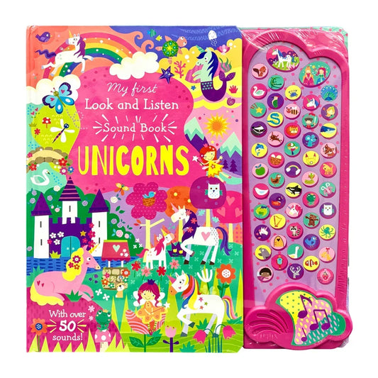 Unicorns My First Look and Listen - Sound Book by North Parade - Jaiman Toys
