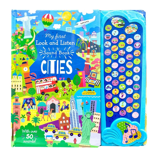 Cities My First Look and Listen - Sound Book by North Parade - Jaiman Toys