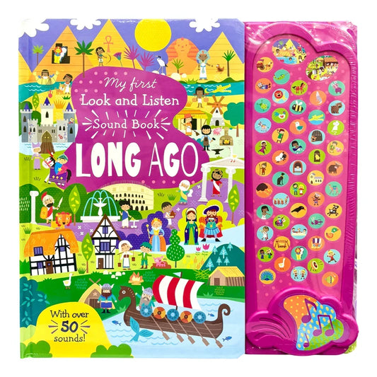 Long Ago My First Look and Listen - Sound Book by North Parade - Jaiman Toys