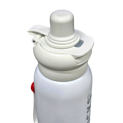 Starbucks Dual-Sip Insulated Bottle for Hot & Cold Drinks 500 ML (White) - Jaiman Toys