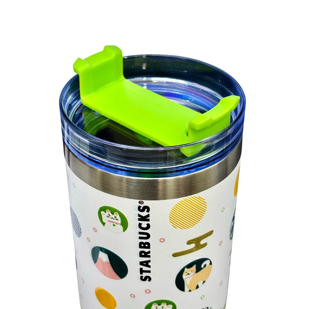 Starbucks Lucky Cat Tumbler with Straw for Water 30 OZ | 800 ML - Jaiman Toys