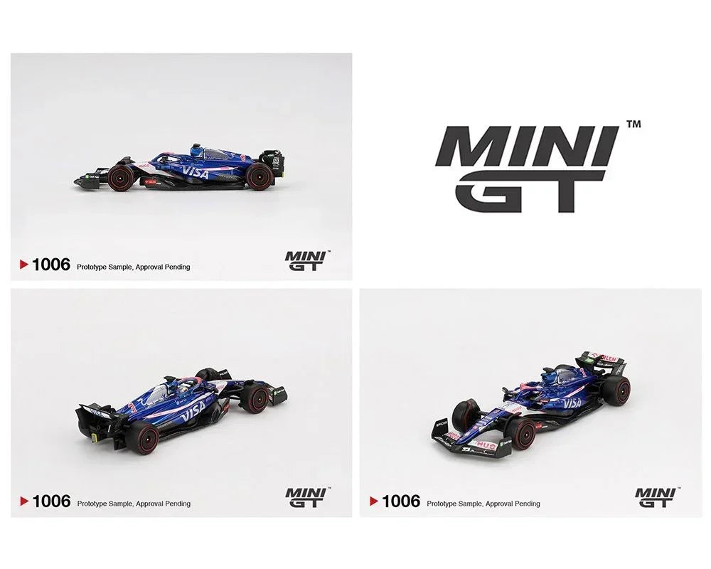 Mini GT 1:64 RB VCARB 01 #3 Daniel Ricciardo – 2024 Bahrain GP F1 Diecast Model