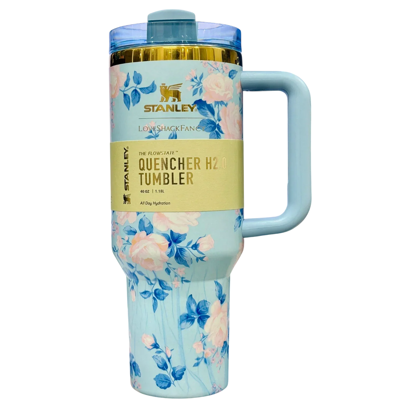 STANLEY LoveShack Fancy The Quencher H2.0 FlowState™ Tumbler | 1.18L with Straw for Water (40 oz) - Jaiman Toys