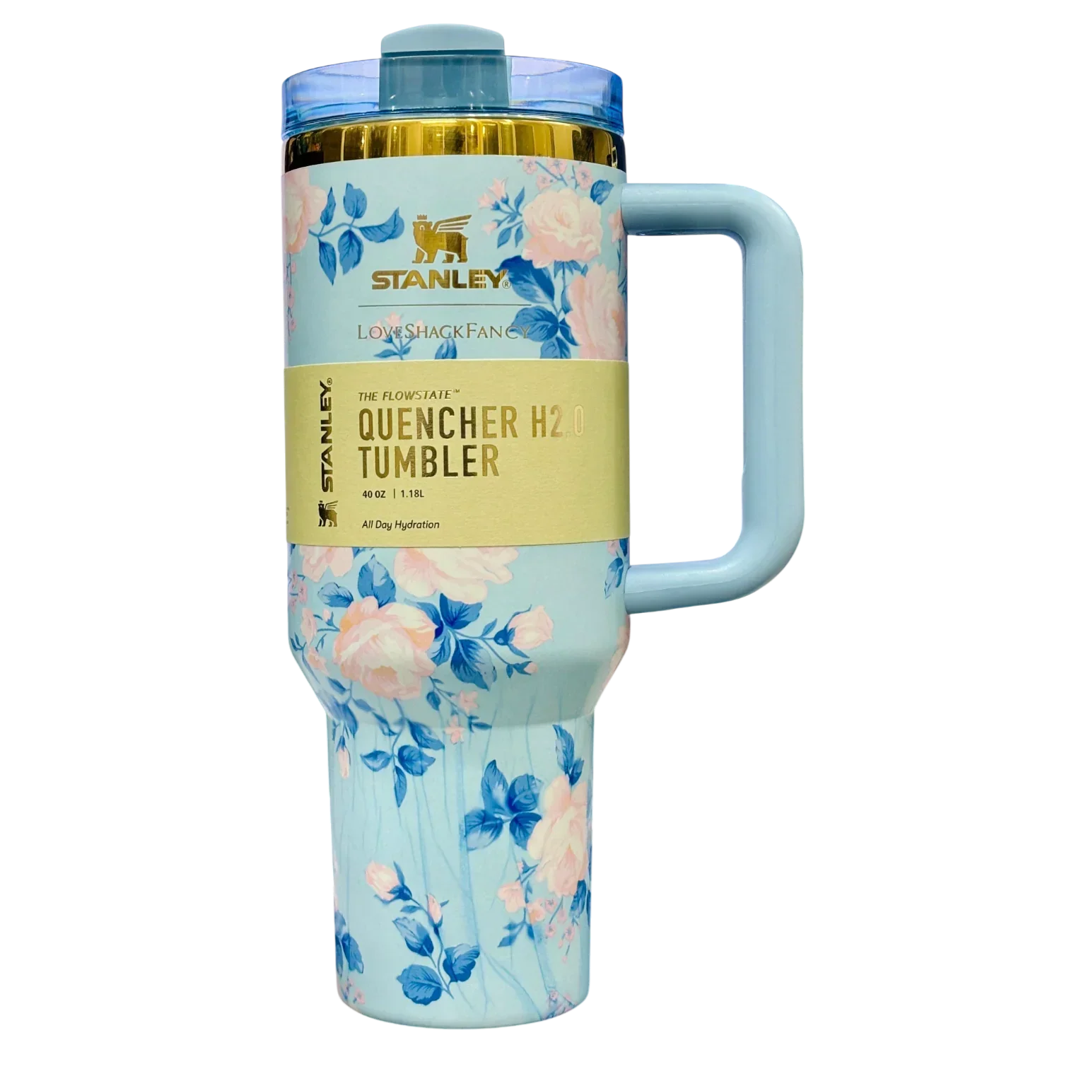 STANLEY LoveShack Fancy The Quencher H2.0 FlowState™ Tumbler | 1.18L with Straw for Water (40 oz) - Jaiman Toys