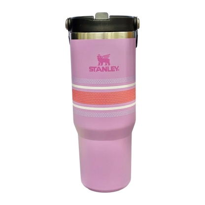 Stanley IceFlow™ Flip Straw Tumbler | 887ml (30 oz) – Purple | Vacuum Insulated Stainless Steel Bottle with Straw, Leak-Resistant Lid & Handle - Jaiman Toys