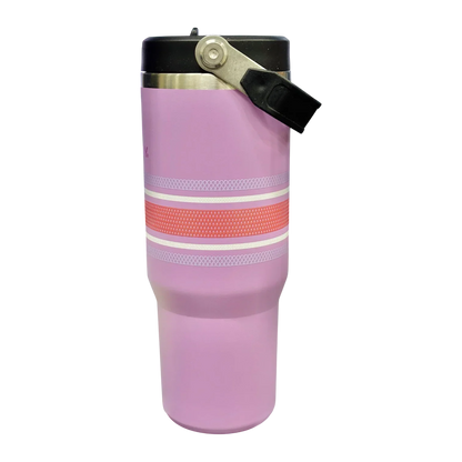 Stanley IceFlow™ Flip Straw Tumbler | 887ml (30 oz) – Purple | Vacuum Insulated Stainless Steel Bottle with Straw, Leak-Resistant Lid & Handle - Jaiman Toys