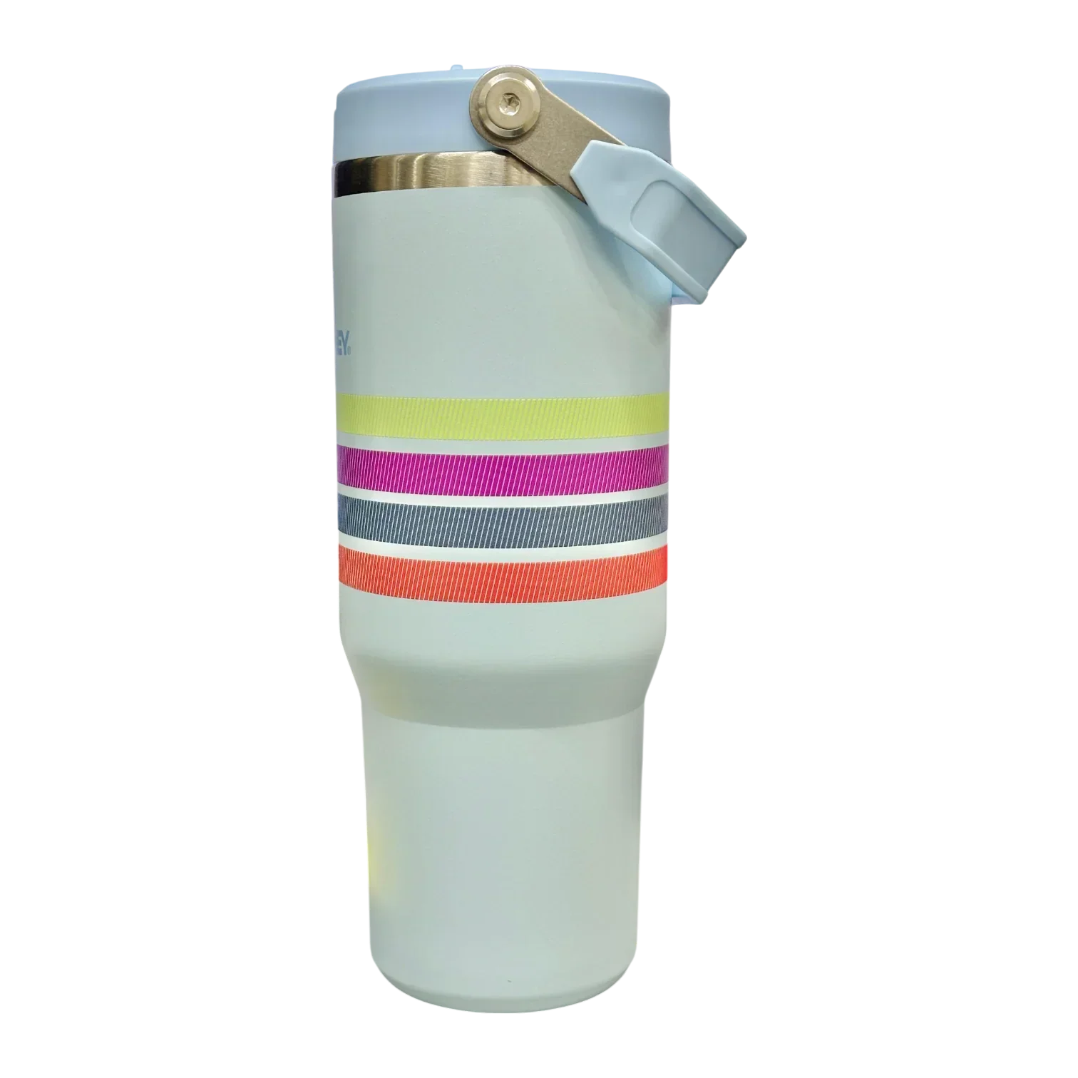 Stanley IceFlow™ Flip Straw Tumbler | 887ml (30 oz) – Blue | Vacuum Insulated Stainless Steel Bottle with Straw, Leak-Resistant Lid & Carry Handle - Jaiman Toys