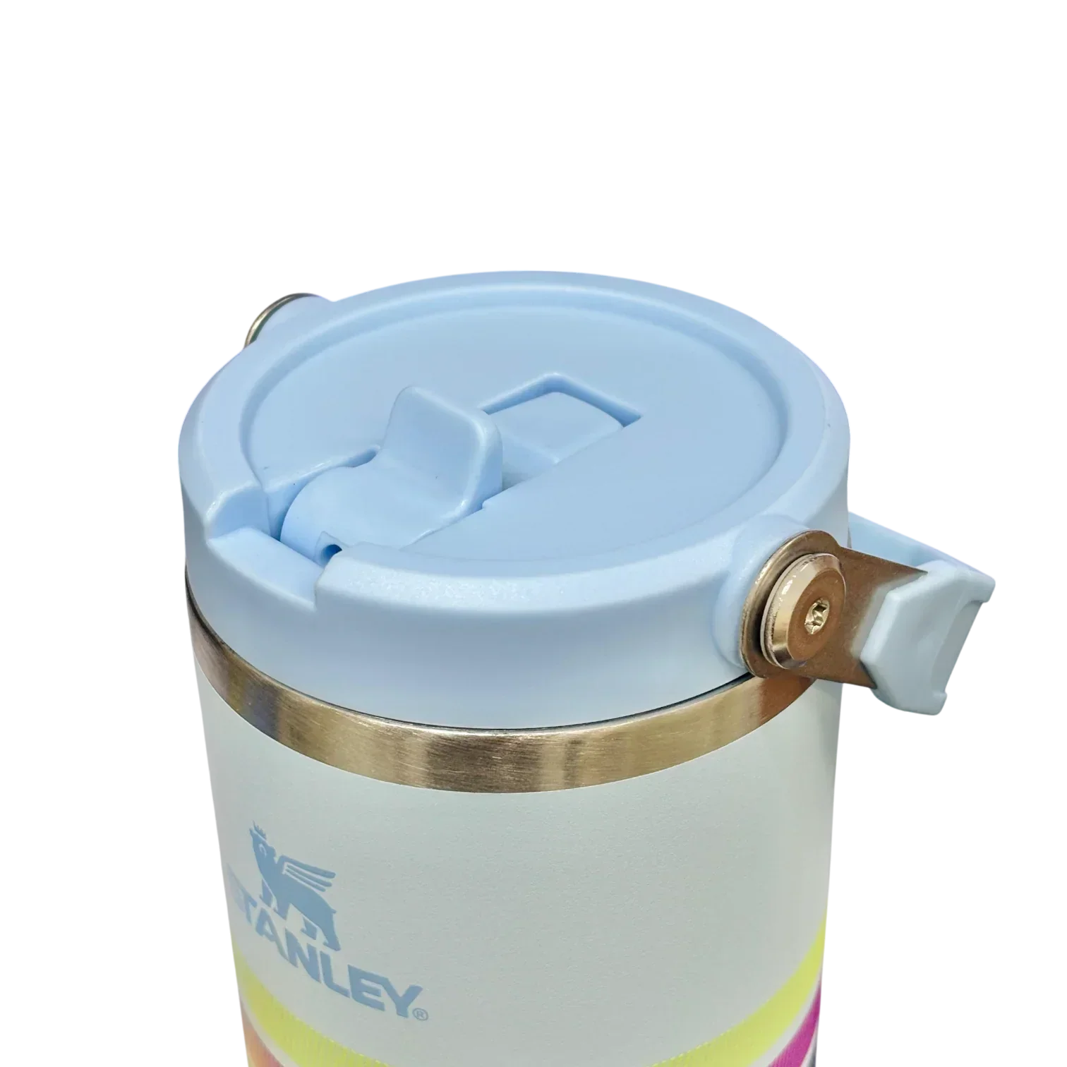 Stanley IceFlow™ Flip Straw Tumbler | 887ml (30 oz) – Blue | Vacuum Insulated Stainless Steel Bottle with Straw, Leak-Resistant Lid & Carry Handle - Jaiman Toys
