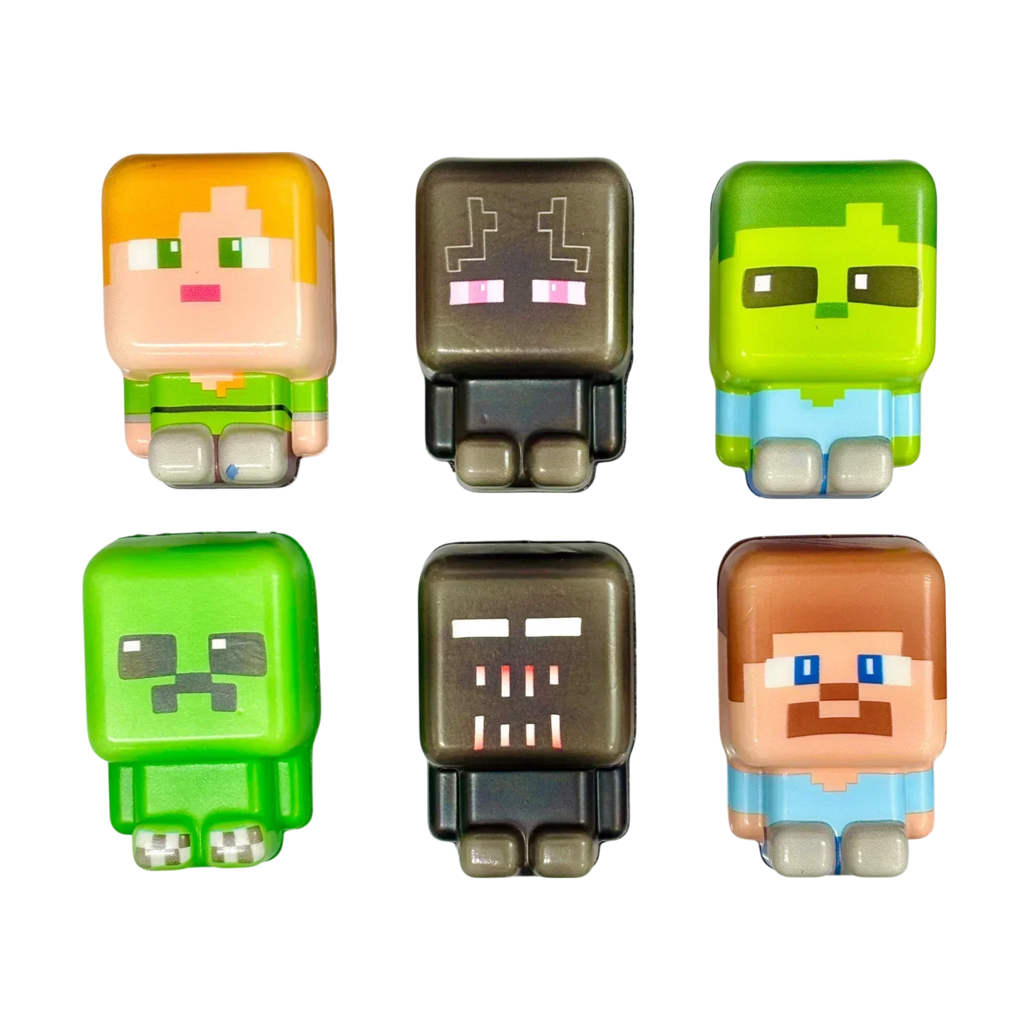 Scented Minecraft Foam Squishy 6 Pieces - Jaiman Toys