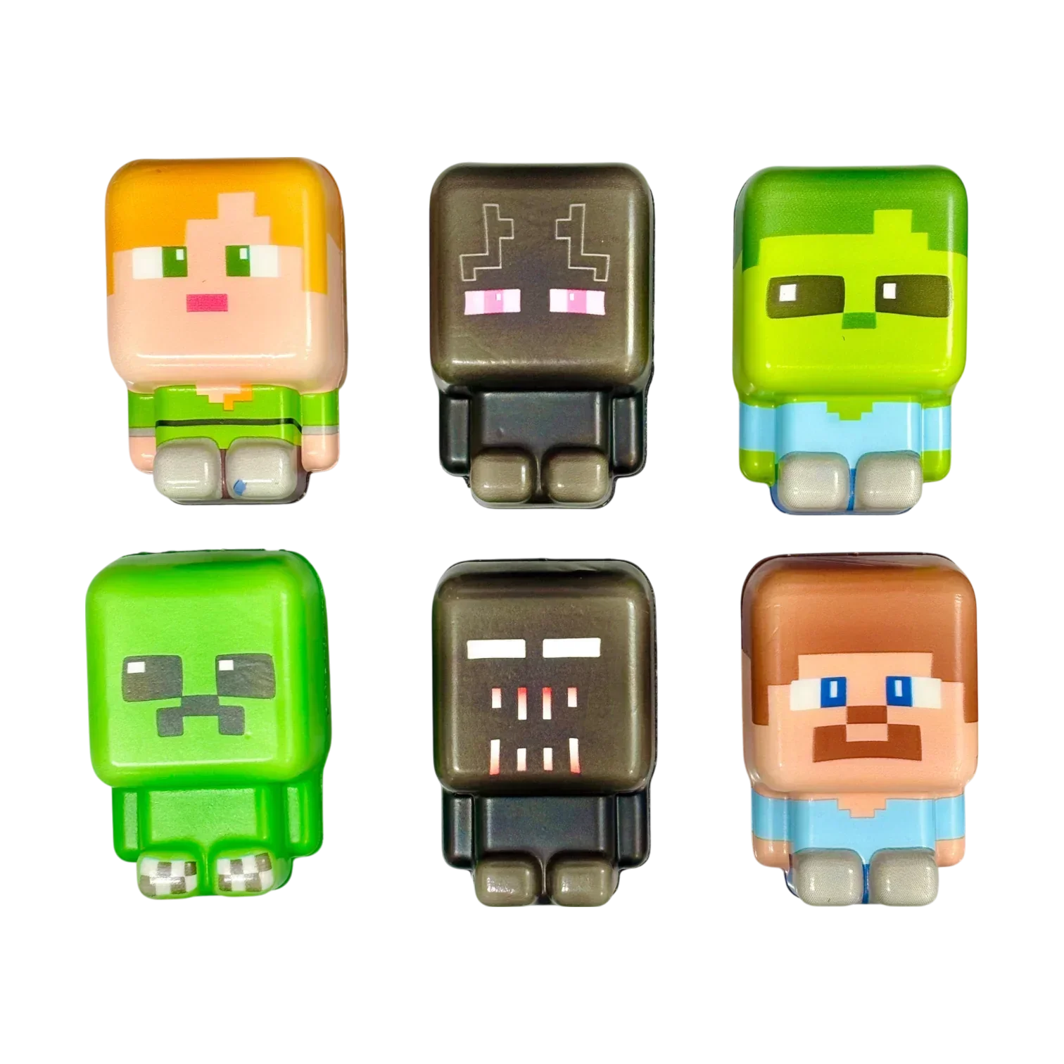 Scented Minecraft Foam Squishy 6 Pieces - Jaiman Toys