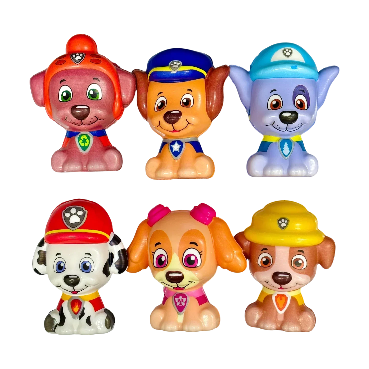 Paw Patrol Squishy Toy Set – 6 Hero Pups | Soft, Slow-Rising, Stress Relief Fun for Kids - Jaiman Toys