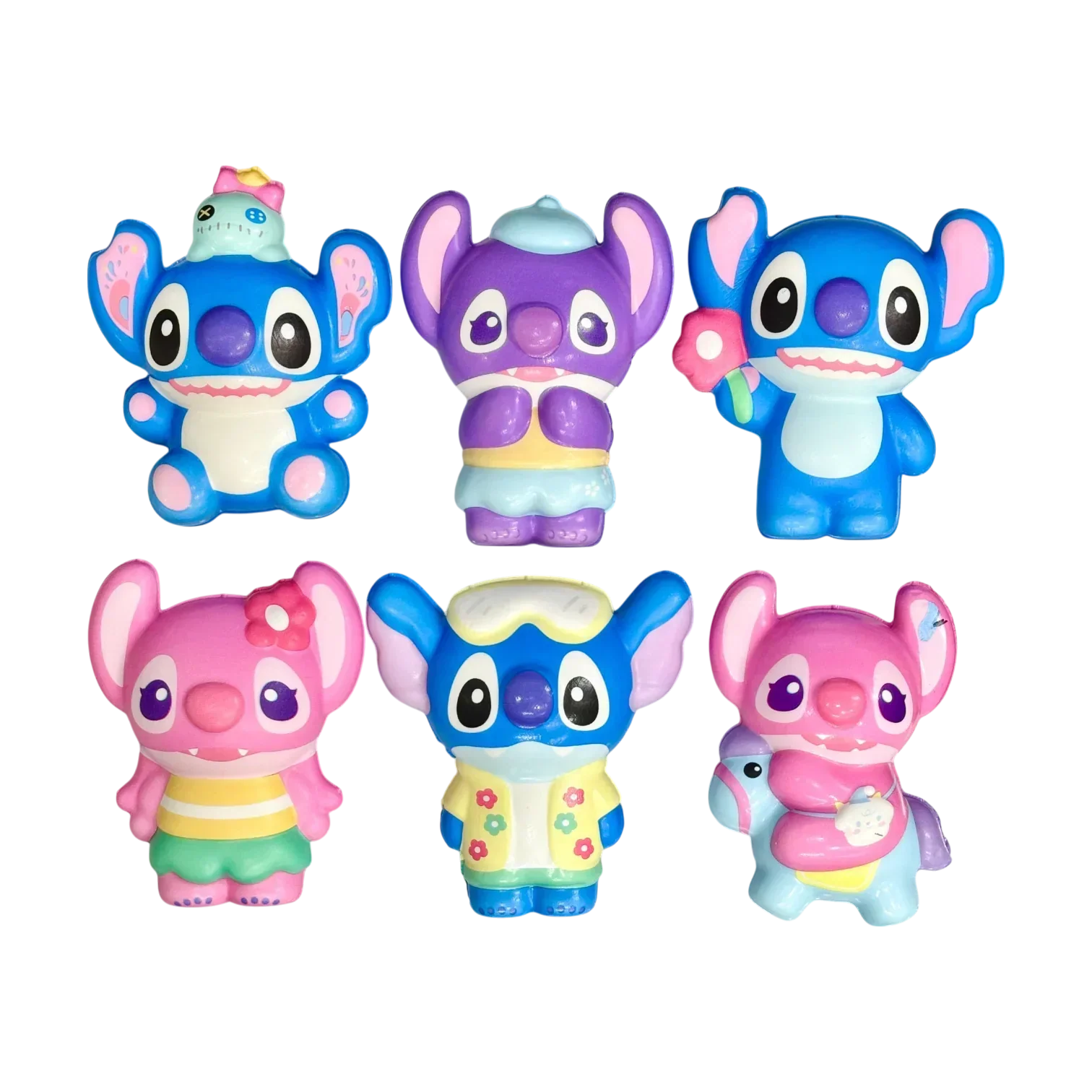 Scented Stitch Foam Squishy 6 Pieces - Jaiman Toys