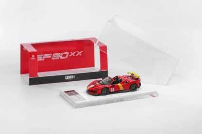 DMH Classic Racing Ferrari SF90 XX Spider Roadster – No.51 | 1:64 Diecast Model ( Red)