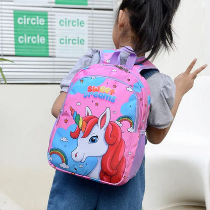 Unicorn School Backpack 12 Inch – Kids Cute Cartoon Unicorn School Bag for Nursery & Preschool Girls