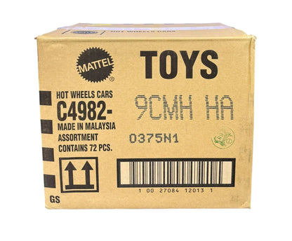 Hot Wheels 2025 Factory-Sealed Case H (9CMH HA) – 72 Die-Cast Cars by Mattel (Brand New Box) - Jaiman Toys