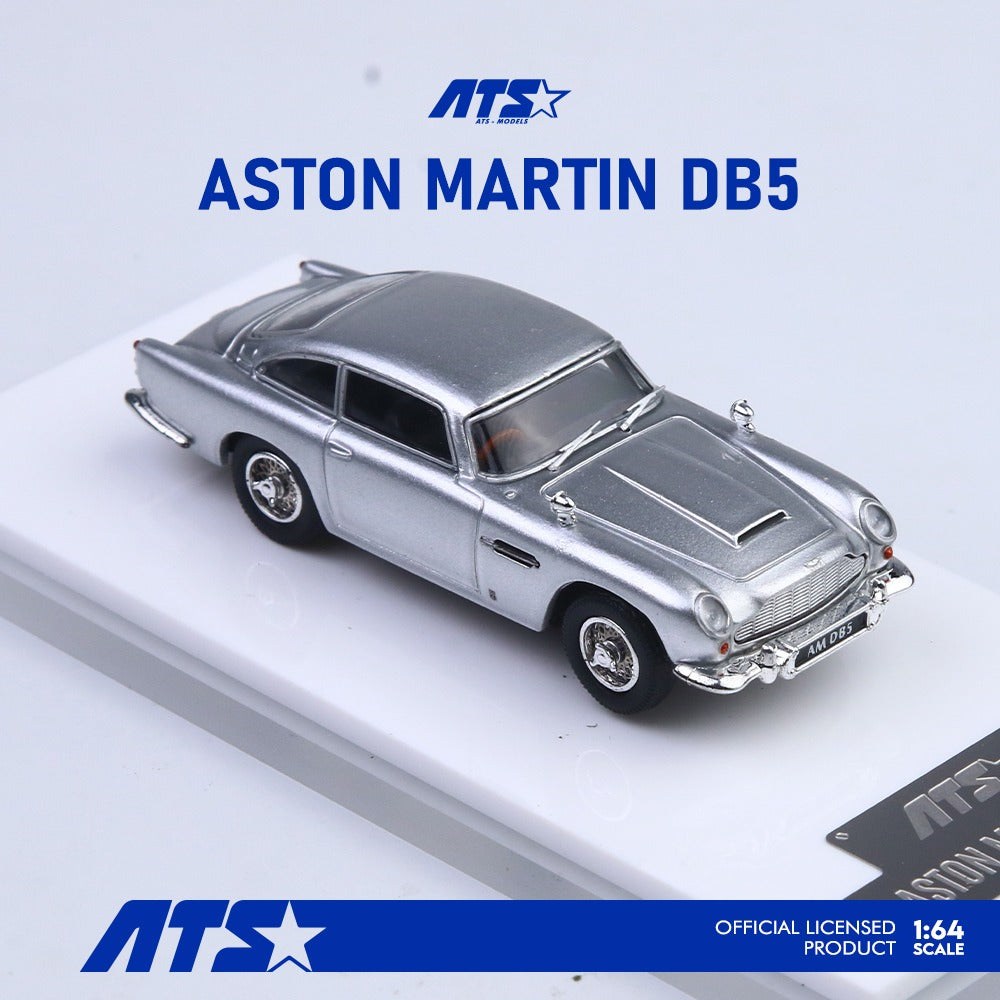 ATS 1:64 Aston Martin DB5 Diecast Model Car | Premium Classic British Sports Car Collectible