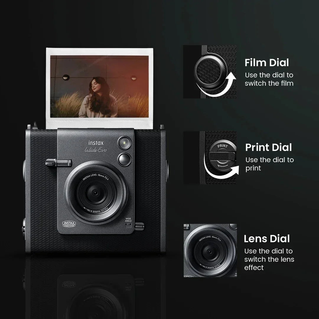 Instax WIDE Evo Premium Edition – Hybrid Instant Camera - Jaiman Toys