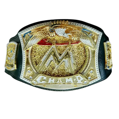 WWE World Championship Wrestler Champion GoldBelt Spinning Belt (Adjustable Upto 32 inches ) - Jaiman Toys