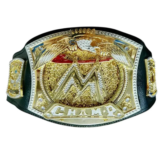 WWE World Championship Wrestler Champion GoldBelt Spinning Belt (Adjustable Upto 32 inches ) - Jaiman Toys