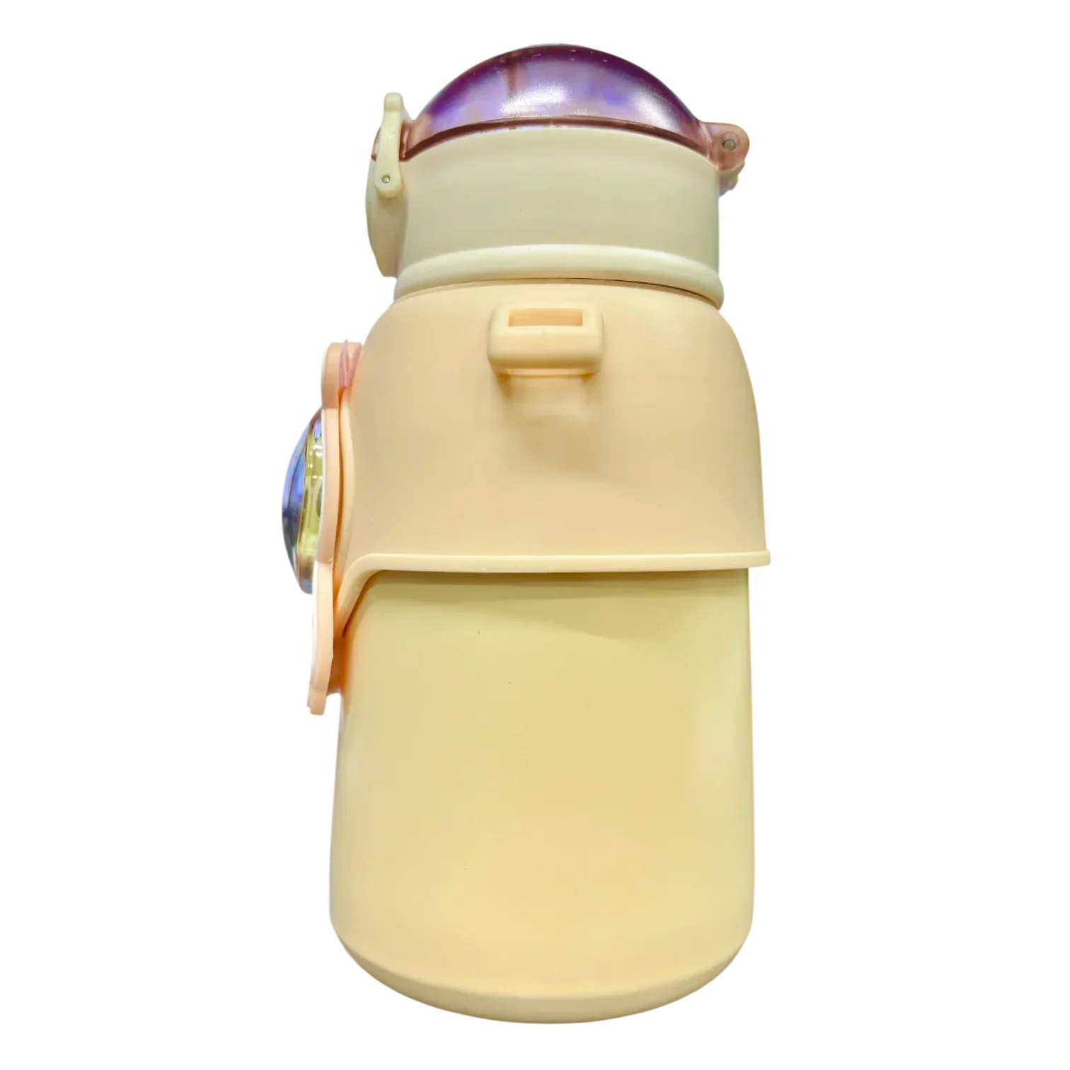 Happy Baby Bear Stainless Steel Water Bottle For Kids 600 ML (Cream) - Jaiman Toys