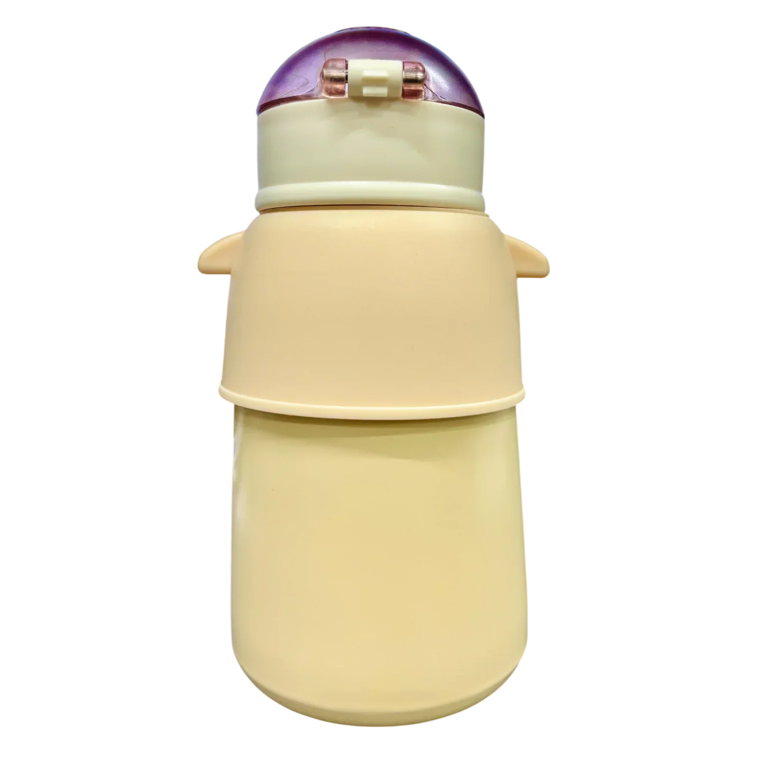 Happy Baby Bear Stainless Steel Water Bottle For Kids 600 ML (Cream) - Jaiman Toys