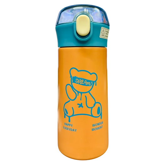 You Cup : Stainless Steel Water Bottle For Kids 380 ML (Orange) - Jaiman Toys