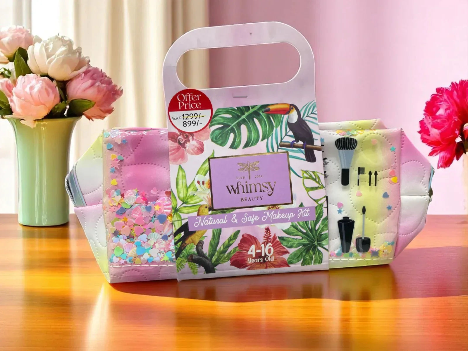 Whimsy Glitters Pouch Beauty Kit - Pack of 5 - Jaiman Toys