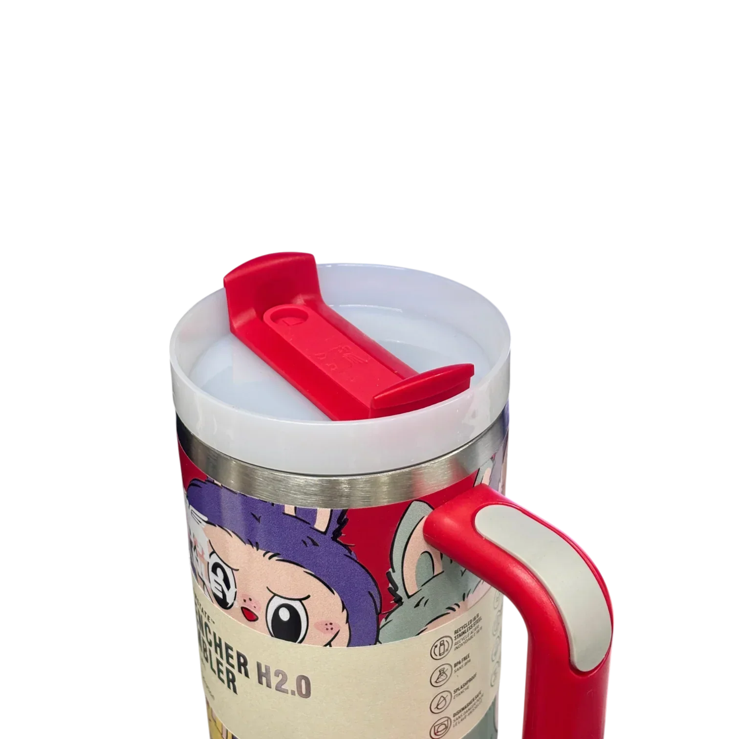 Stanley X Labubu The Quencher H2.0 FlowState™ Tumbler | 1.18L with Straw for Water (40 oz) - Jaiman Toys