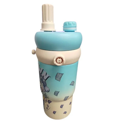 Labubu & Tycoco Sipper Water Bottle 1Ltr Stainless Steel - Jaiman Toys