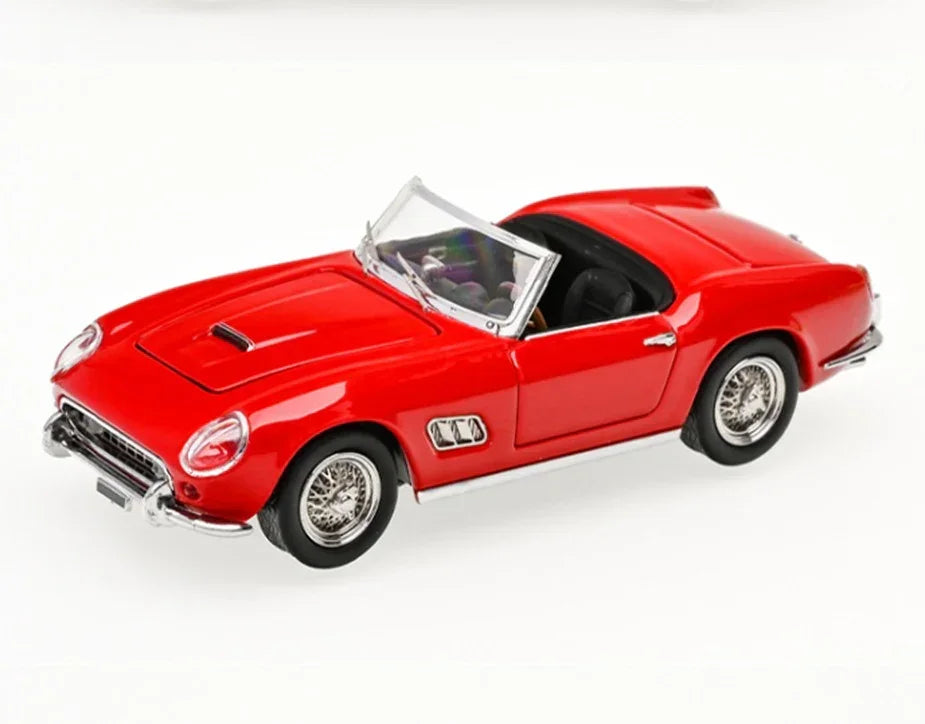 GFCC 1:64 Scale 1960 SWB Ferrari 250GT California Red With Black Convertible Diecast Car Model - Jaiman Toys