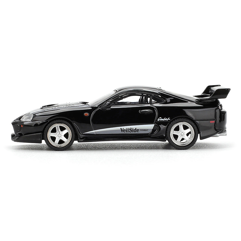 Mini GT 1:64 Toyota Supra VeilSide Combat V-II Black Diecast Model Car