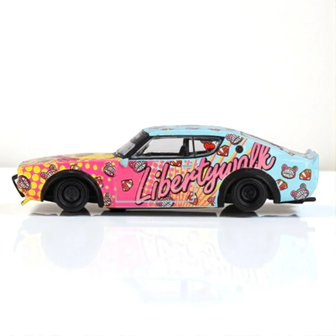 MINI GT 698 Nissan Skyline Kenmeri Liberty Walk LBWK KUMA Edition