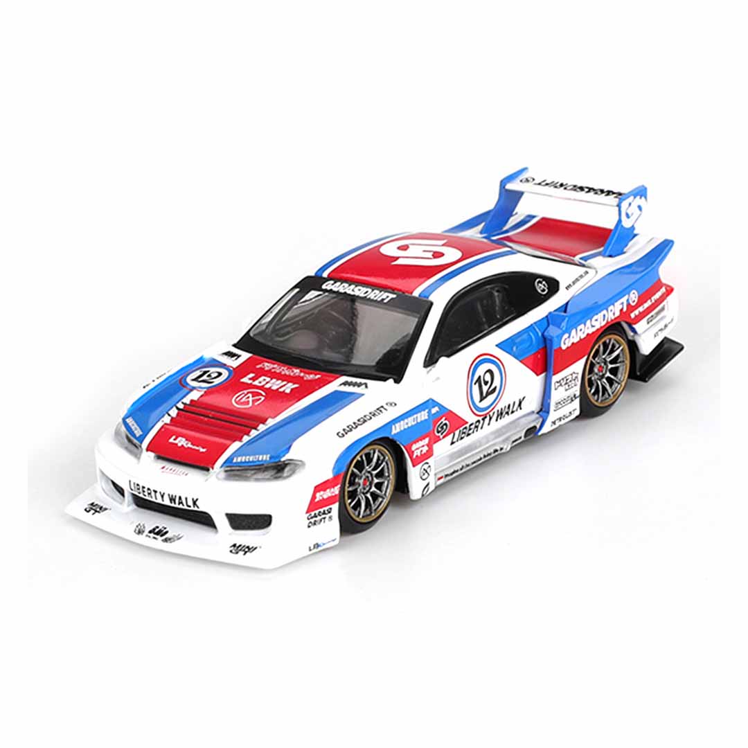 MINI GT 1:64 (Blister Pack) Nissan S15 Silvia LB-Super Silhouette GARASIDRIFT x LBWK 2025 Die-Cast Model Car