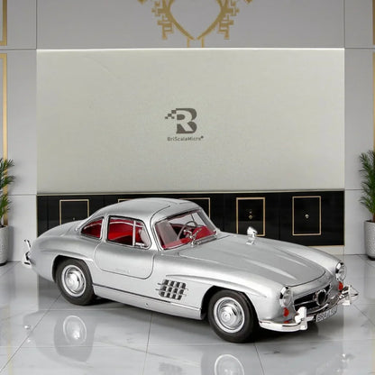 BSC MERCEDES BEN-Z 300SL-1955 Diecast Model  Car Silver