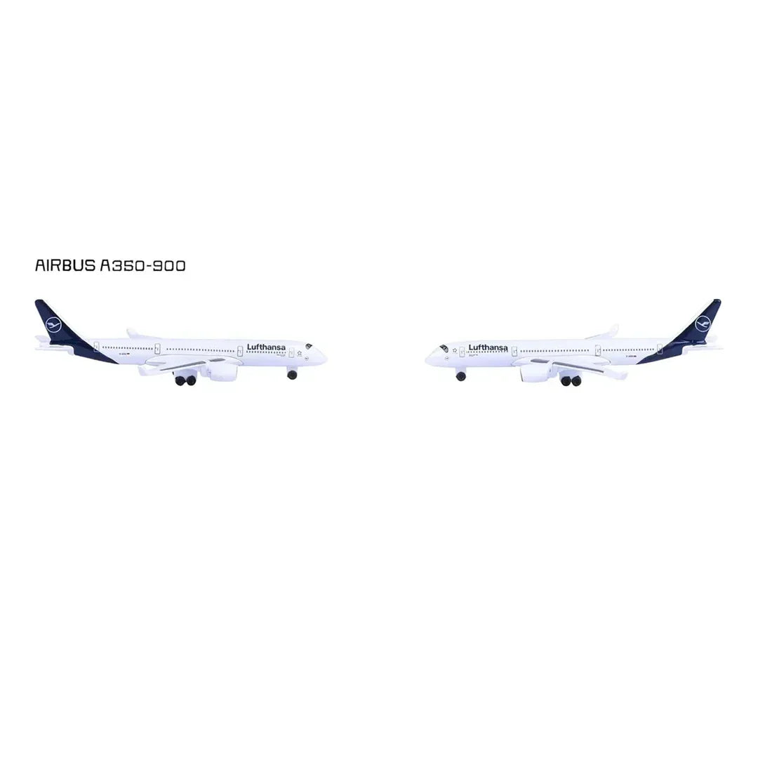 Majorette Miniatura Airbus A350-900 Airport Die-Cast Aircraft | Metal Body