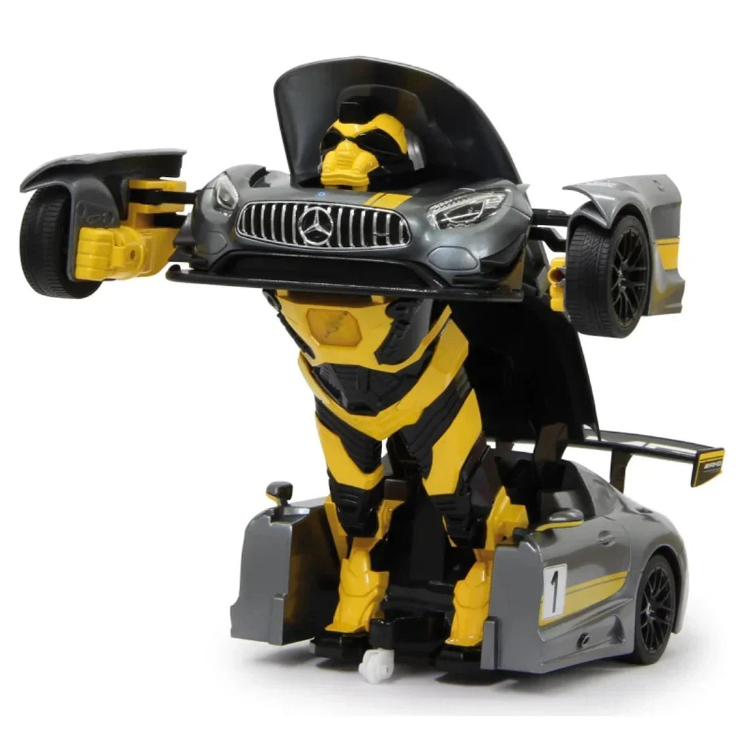 Rastar Transformable Mercedes AMG GT RC Car | 2-in-1 Robot Transforming Remote Control Sports Car
