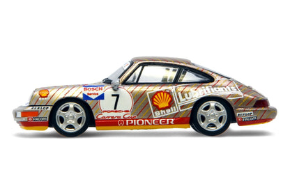 SPARKY 1/64 DIECAST SHELL PORSCHE 911 (964) Carrera Cup 1991 #7 - Jaiman Toys