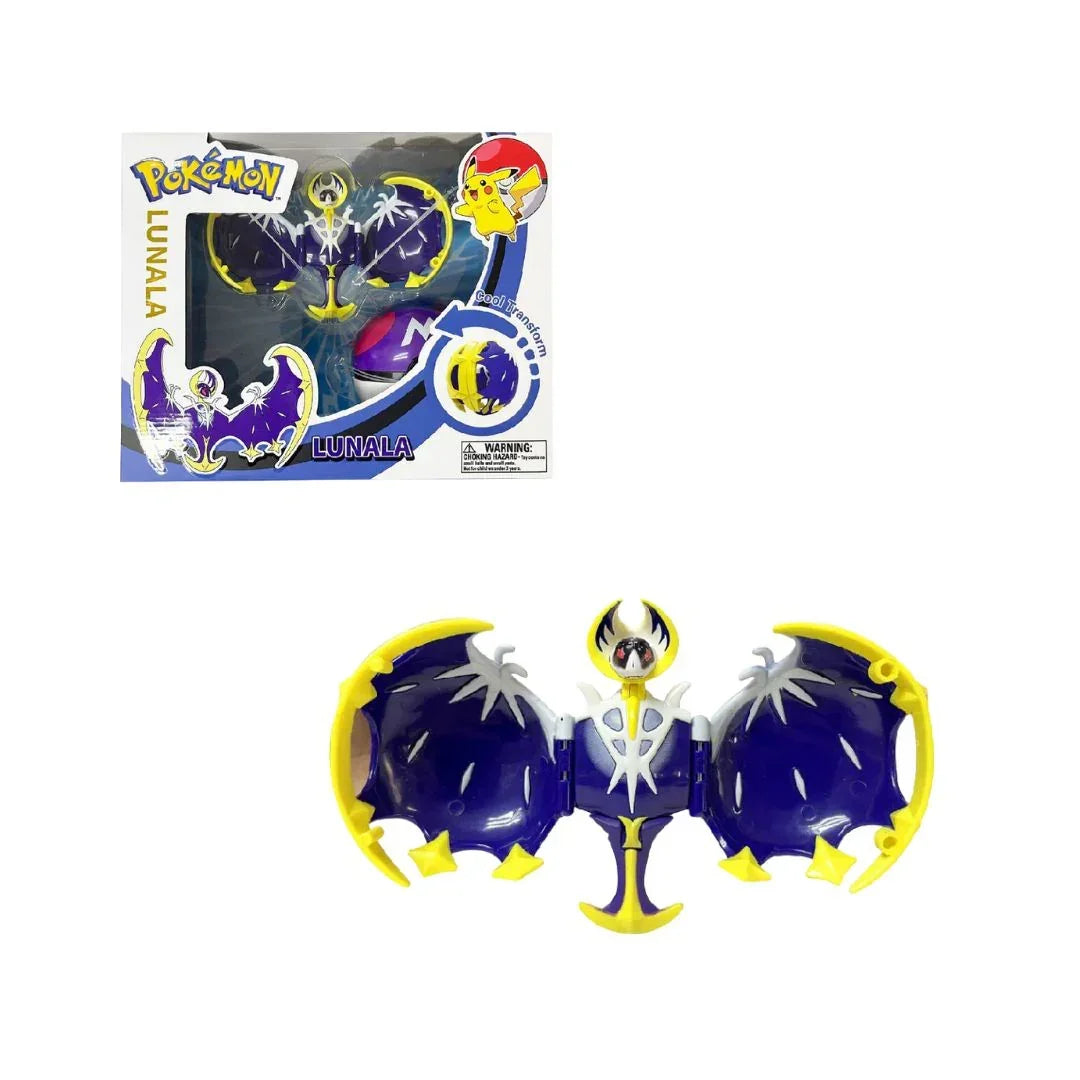 Children's Toys Pokemon Balls Transform: Lunala Lunar Beast POKEMON TOYS ZC8911 - Jaiman Toys