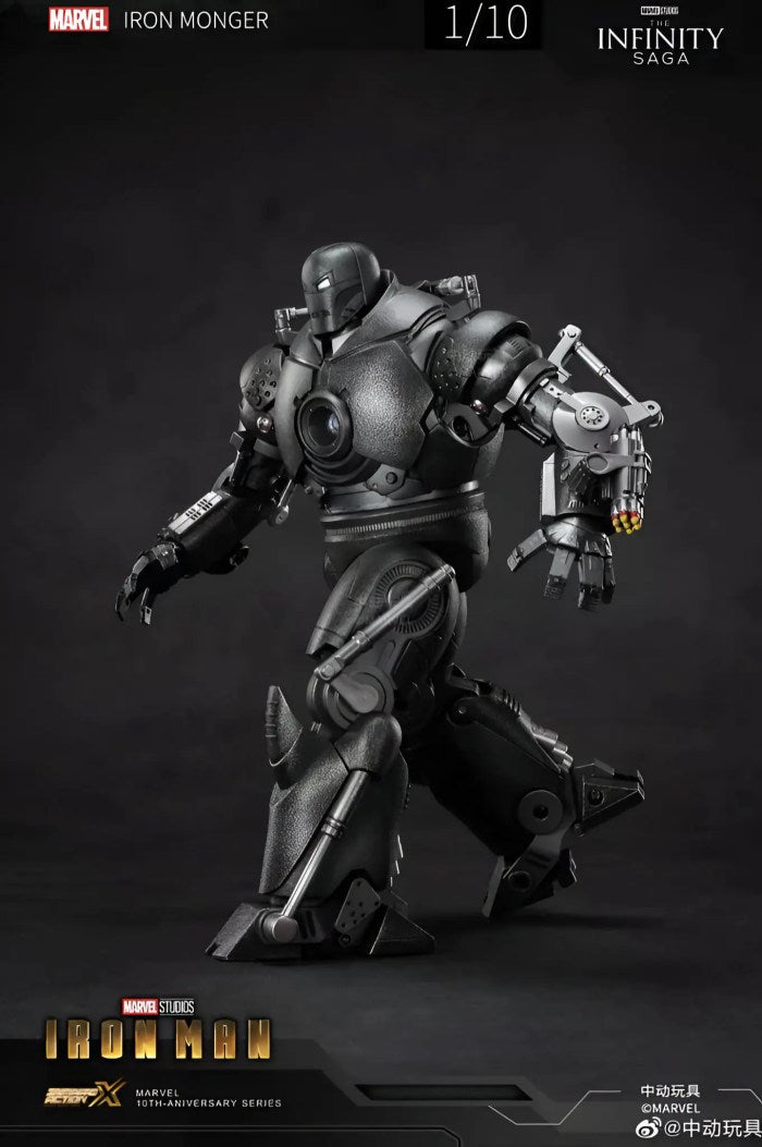 ZD Toys Marvel Studios Iron Monger | 1:10 Scale 7 Inche Highly Articulated Action Figure