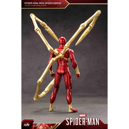 ZD Toys Marvel Spider-Man Iron Spider Armor | 1:10 Scale 7-Inch Highly Articulated Action Figure | Premium Marvel Collectible