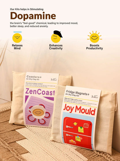 DIY Clay Coaster Kit by Dastkhat - Jaiman Toys