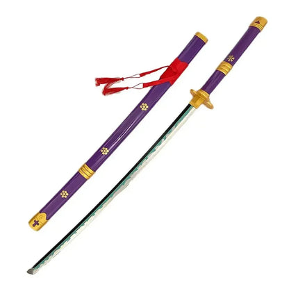 Wooden Sword Zoro Japanese Samurai Sword Original Anime Replica, Sky Feather Slash, Katana by Yama Enma - Jaiman Toys
