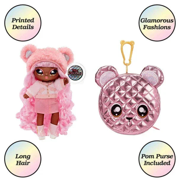 Na! Na! Na! Surprise CALI GRIZZLY Glam Series 2-in-1 Soft Fashion Doll - Jaiman Toys