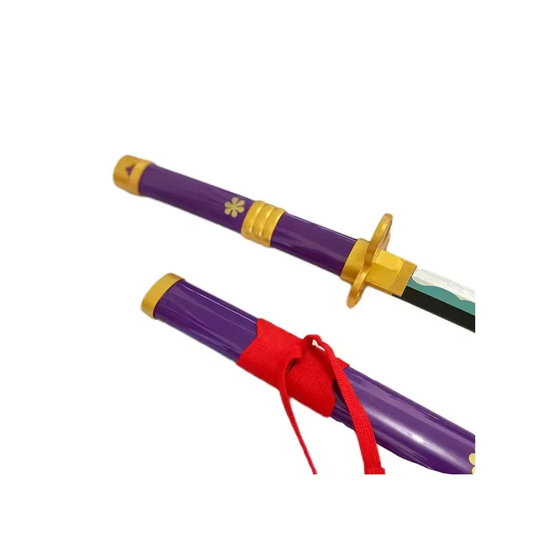 Wooden Sword Zoro Japanese Samurai Sword Original Anime Replica, Sky Feather Slash, Katana by Yama Enma - Jaiman Toys