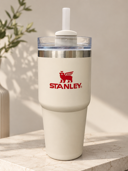 Stanley The Quencher H2.0 FlowState Tumbler 20 OZ | 590 ML (Cream)