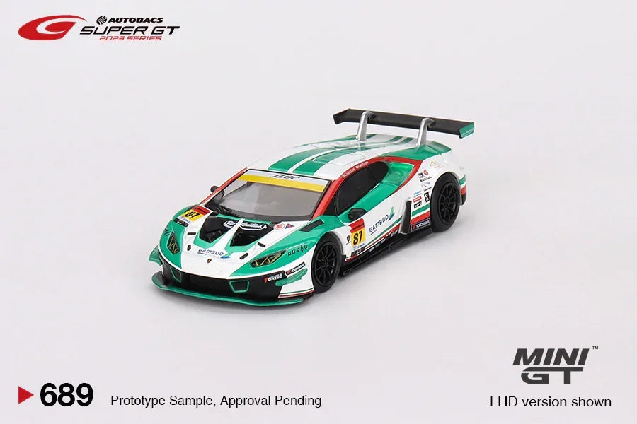 Mini GT Lamborghini Huracan GT3 EVO2 87 – 1:64 Scale Die-Cast Model - Jaiman Toys
