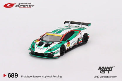 Mini GT Lamborghini Huracan GT3 EVO2 87 – 1:64 Scale Die-Cast Model - Jaiman Toys